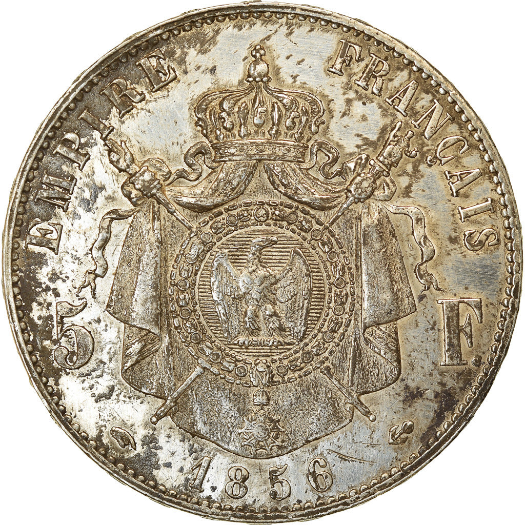 Münze, Frankreich, Napoleon III, Napoléon III, 5 Francs, 1856, Paris, SS+