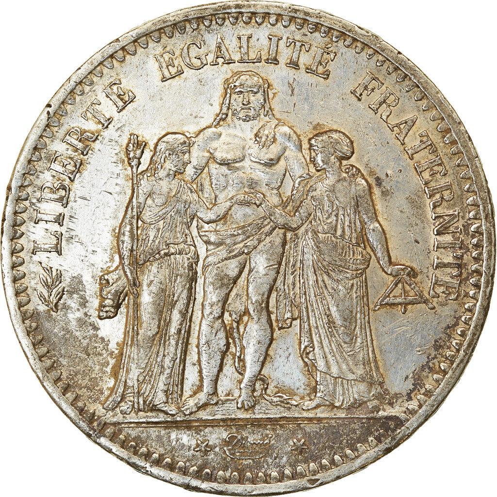 Monnaie, France, Hercule, 5 Francs, 1849, Paris, TTB+, Argent, Gadoury:683