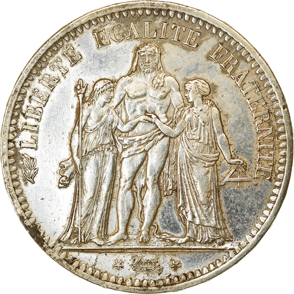 Münze, Frankreich, Hercule, 5 Francs, 1849, Paris, SS+, Silber, KM:756.1