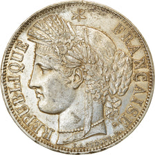 Moneta, Francja, Cérès, 5 Francs, 1849, Paris, EF(40-45), Srebro, KM:761.1