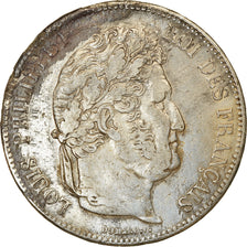 Moneta, Francia, Louis-Philippe, 5 Francs, 1833, Bayonne, MB+, Argento