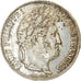Moneta, Francia, Louis-Philippe, 5 Francs, 1833, Rouen, MB+, Argento, KM:749.2
