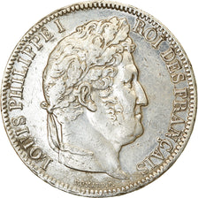 Coin, France, Louis-Philippe, 5 Francs, 1831, Lille, VF(30-35), Silver