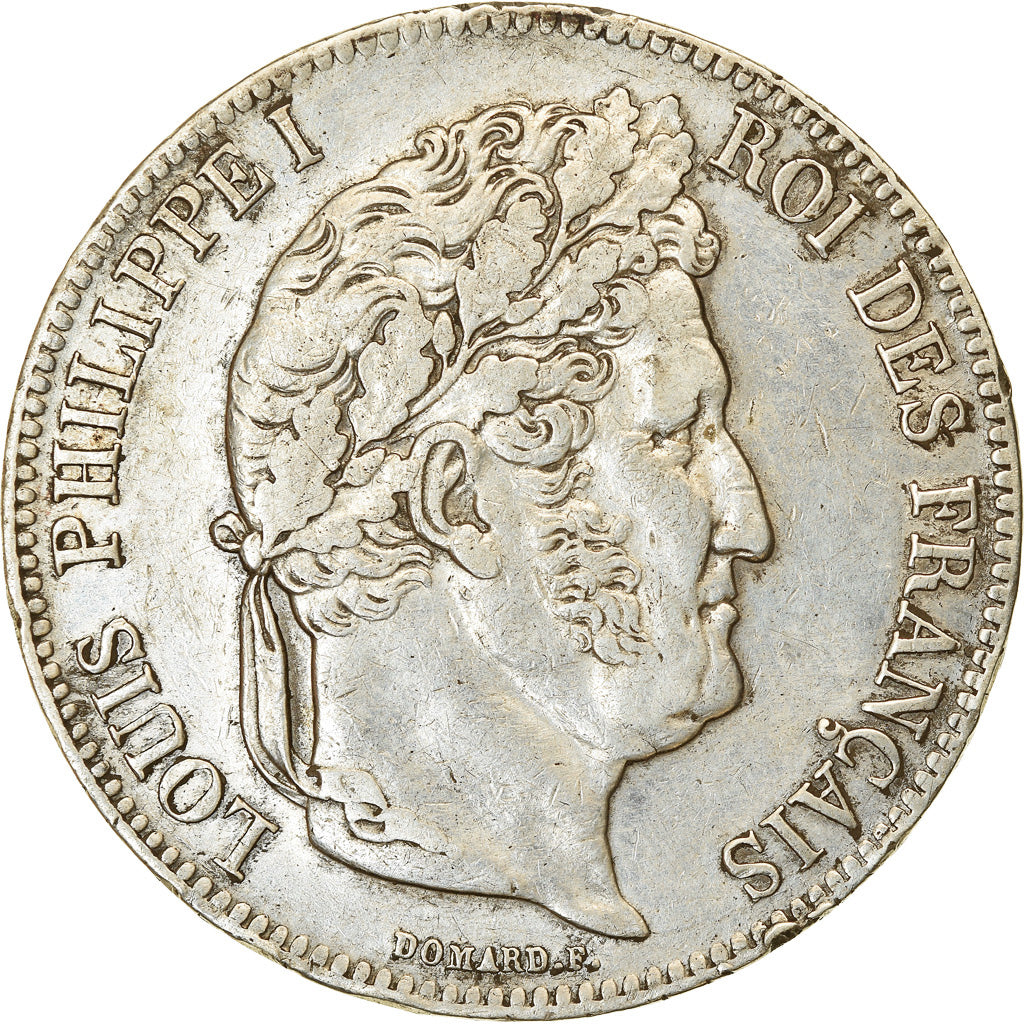 Coin, France, Louis-Philippe, 5 Francs, 1840, Lille, EF(40-45), Silver
