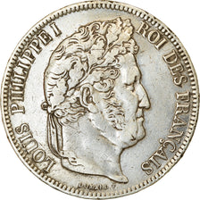 Coin, France, Louis-Philippe, 5 Francs, 1841, Lille, EF(40-45), Silver