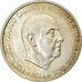Monnaie, Espagne, Caudillo and regent, 100 Pesetas, 1966, TTB+, Argent, KM:797