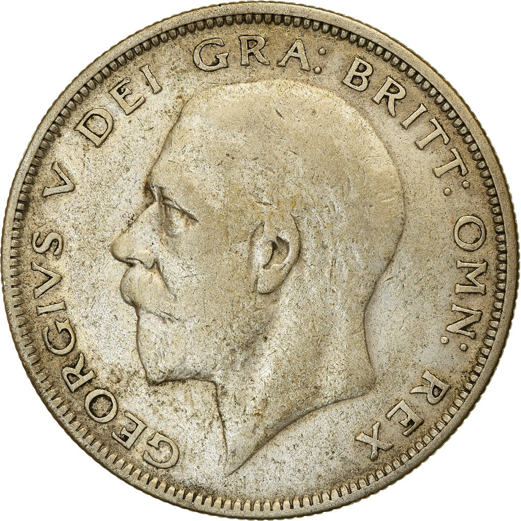 Coin, Great Britain, George V, 1/2 Crown, 1931, VF(30-35), Silver, KM:835