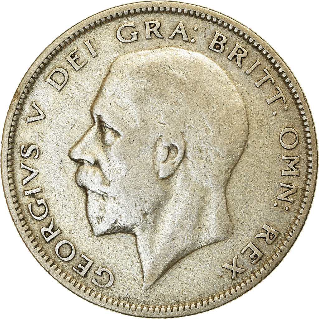 Moneta, Gran Bretagna, George V, 1/2 Crown, 1932, MB+, Argento, KM:835