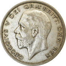 Moneta, Gran Bretagna, George V, 1/2 Crown, 1933, MB+, Argento, KM:835