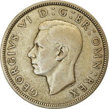 Coin, Great Britain, George VI, 1/2 Crown, 1938, EF(40-45), Silver, KM:856