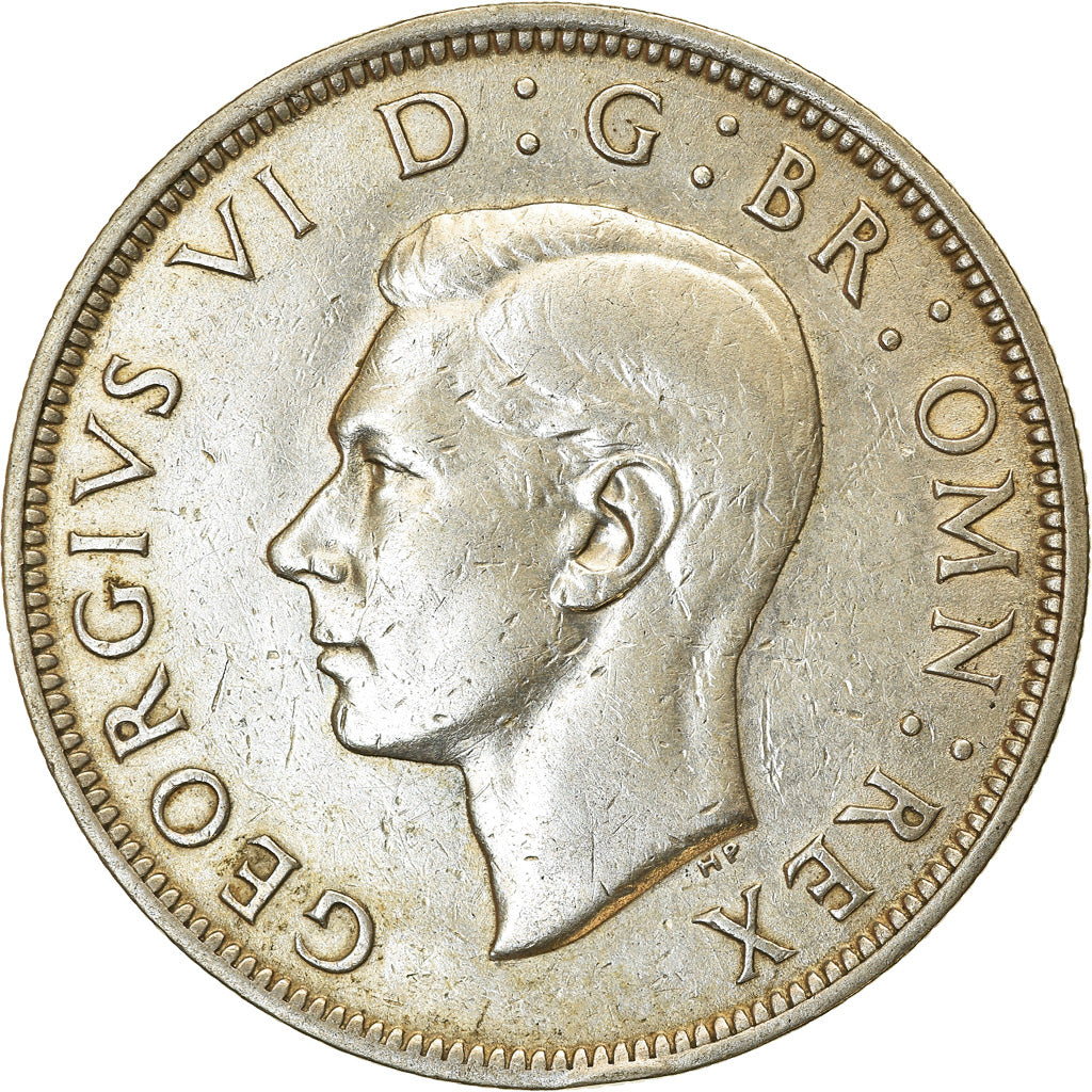 Coin, Great Britain, George VI, 1/2 Crown, 1942, EF(40-45), Silver, KM:856