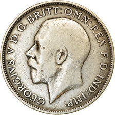 Monnaie, Grande-Bretagne, George V, Florin, Two Shillings, 1917, TB+, Argent