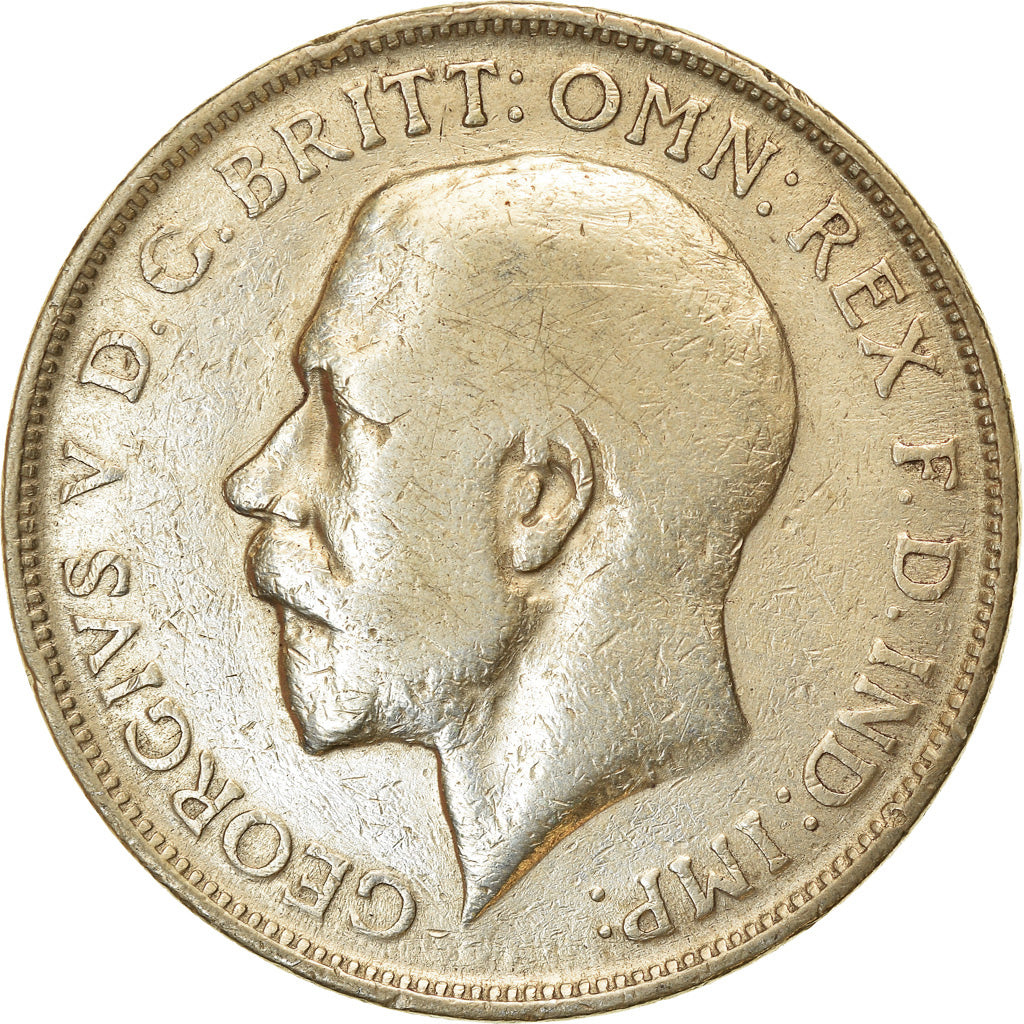 Coin, Great Britain, George V, Florin, Two Shillings, 1918, VF(30-35), Silver