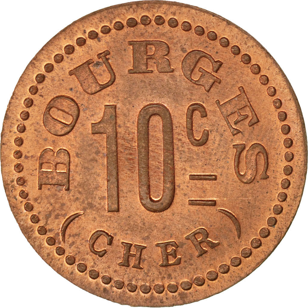 Coin, France, 10 Centimes, 1916, AU(55-58), Copper, Elie:30.1