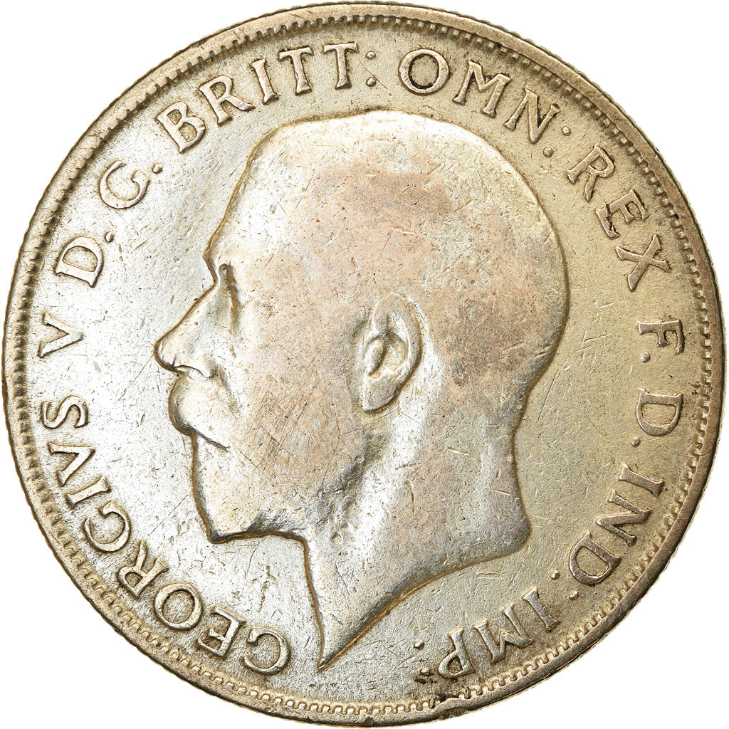 Coin, Great Britain, George V, Florin, Two Shillings, 1924, VF(30-35), Silver