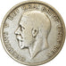Moneda, Gran Bretaña, George V, Florin, Two Shillings, 1929, BC+, Plata, KM:834