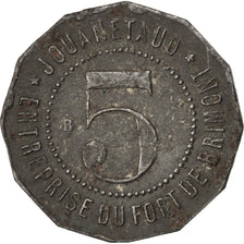 France, 5 Centimes, VF(30-35), Iron, Elie #10.1, 2.26