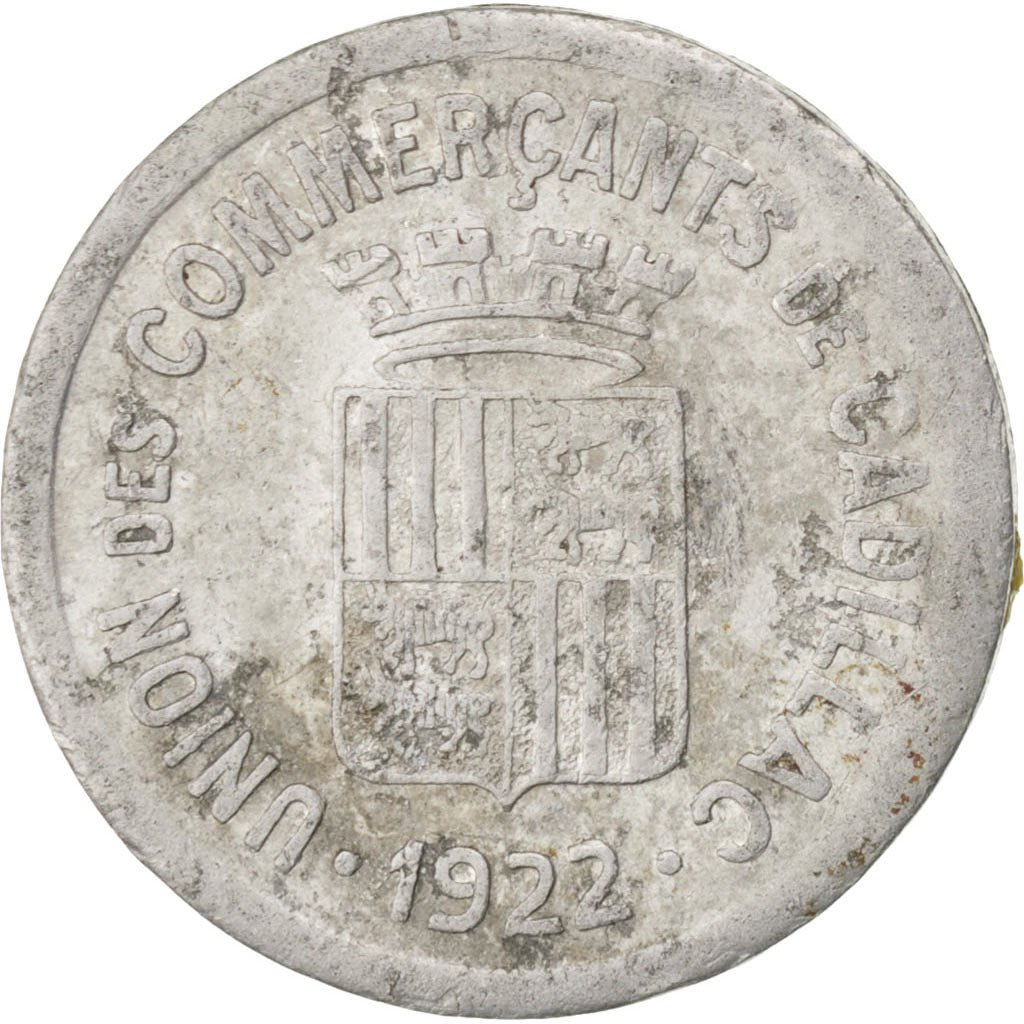 France, 10 Centimes, 1922, EF(40-45), Aluminium, Elie #10.2, 1.35