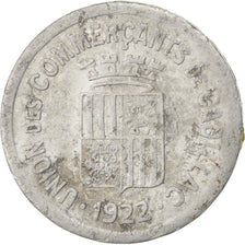 France, 10 Centimes, 1922, EF(40-45), Aluminium, Elie #10.2, 1.35