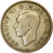 Coin, Great Britain, George VI, Shilling, 1937, EF(40-45), Silver, KM:854