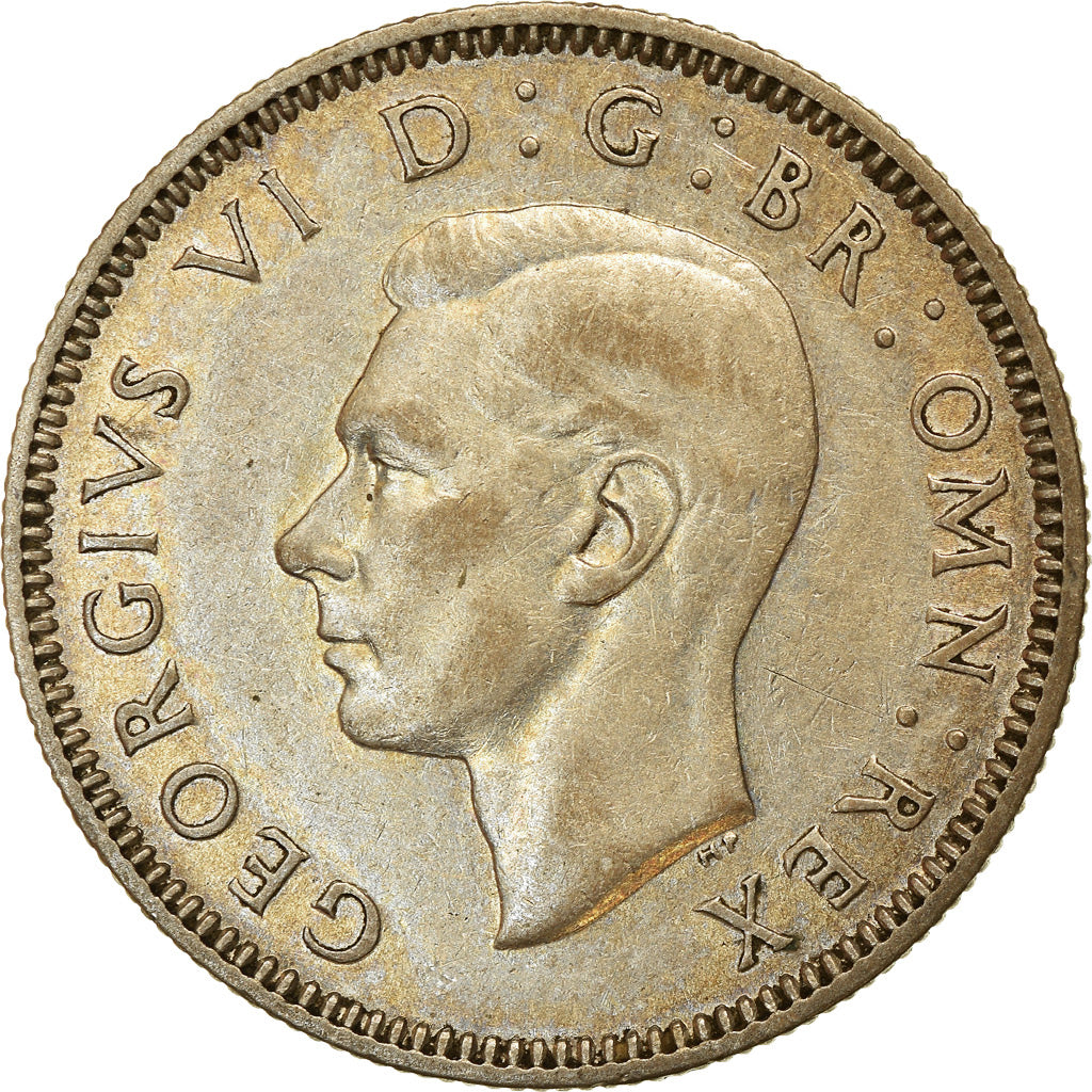 Coin, Great Britain, George VI, Shilling, 1938, AU(55-58), Silver, KM:853