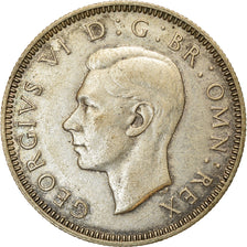 Coin, Great Britain, George VI, Shilling, 1942, AU(50-53), Silver, KM:853