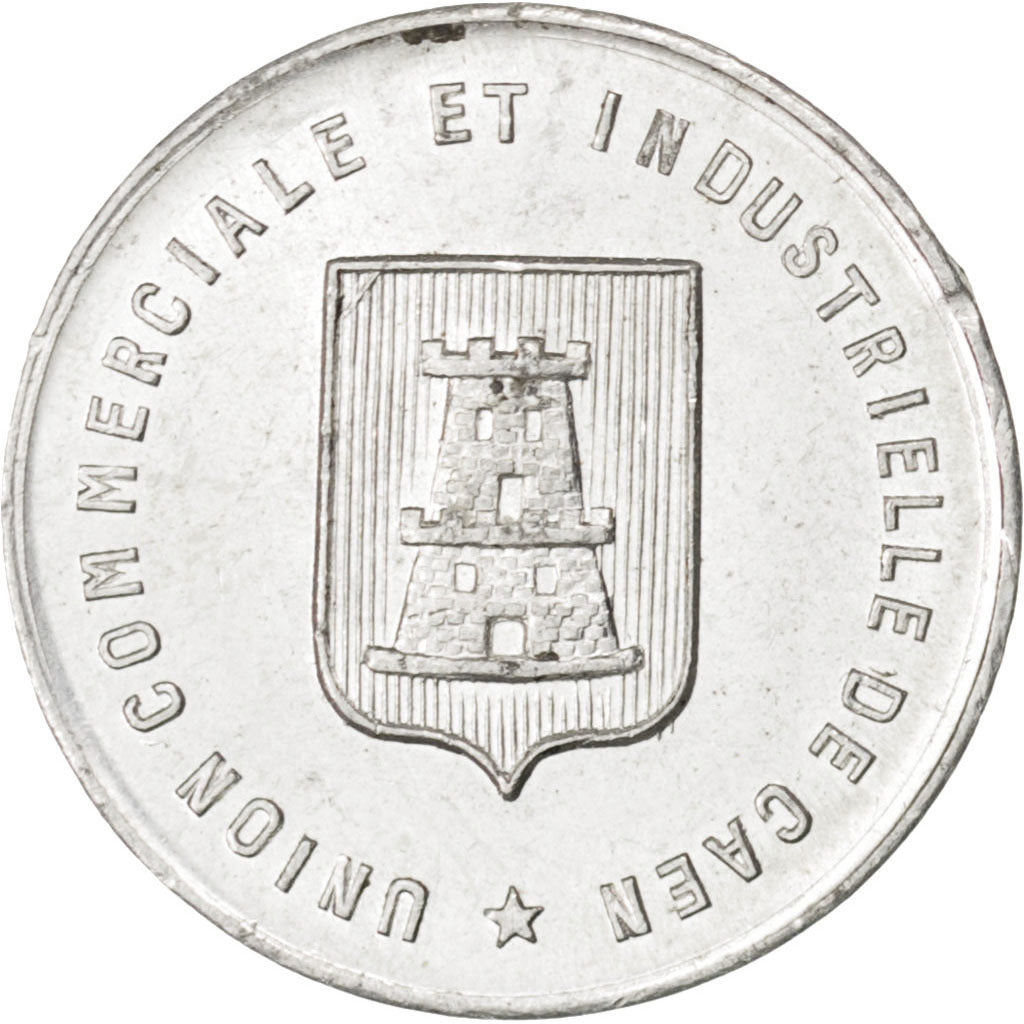 Caen, Union Commerciale et Industrielle, 5 Centimes 1921, Elie 10.1