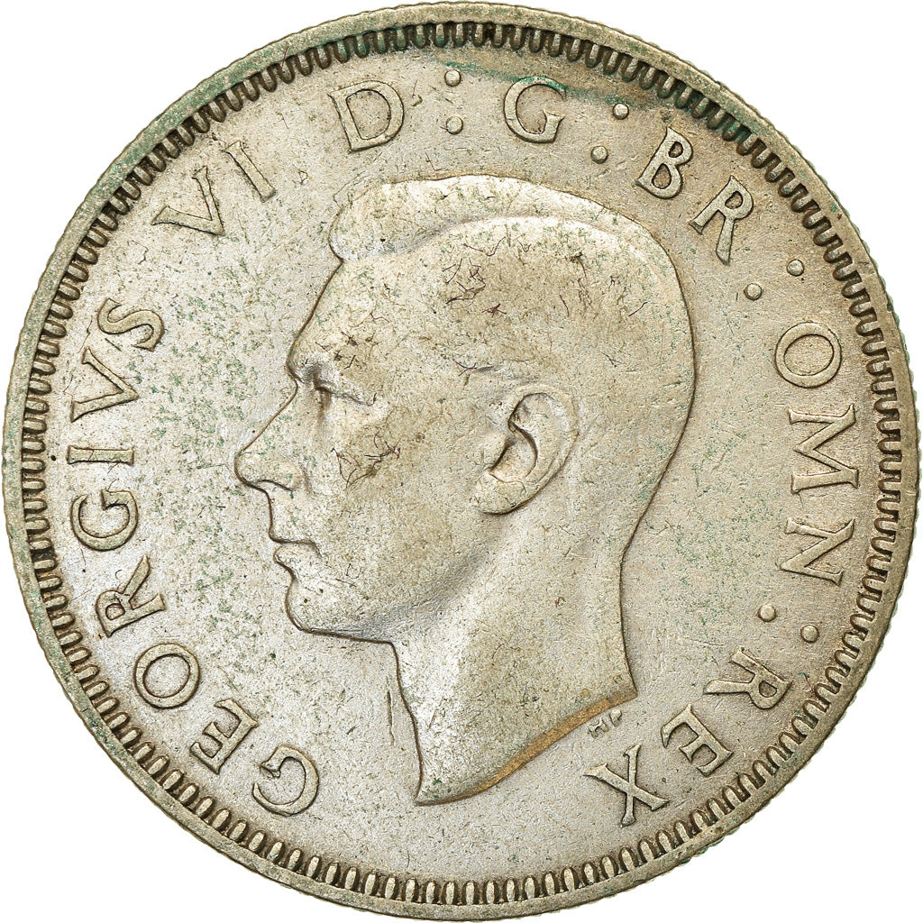 Moneta, Gran Bretagna, George VI, Shilling, 1943, BB, Argento, KM:854