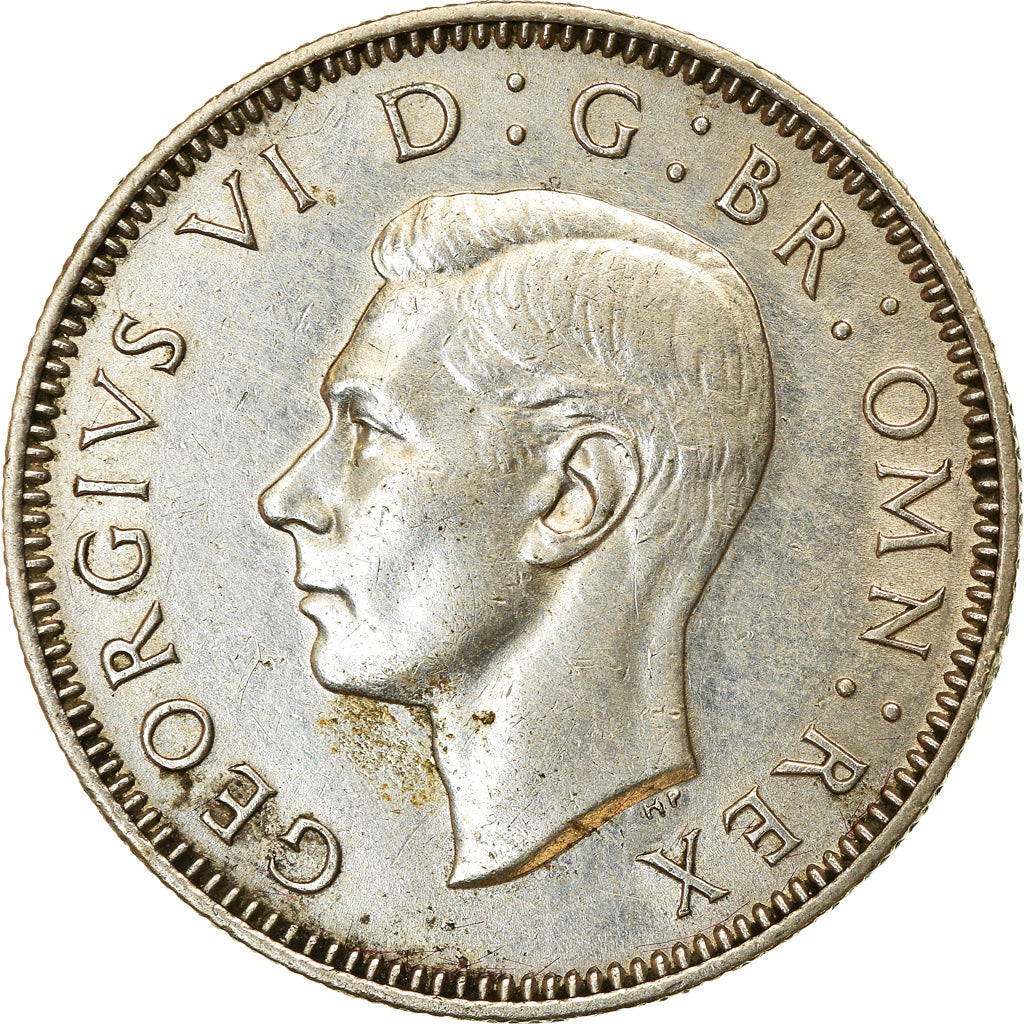 Monnaie, Grande-Bretagne, George VI, Shilling, 1945, SUP+, Argent, KM:854