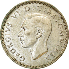 Coin, Great Britain, George VI, Shilling, 1945, AU(55-58), Silver, KM:853
