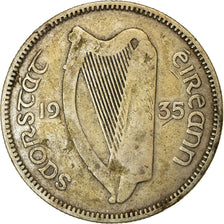 Coin, IRELAND REPUBLIC, Shilling, 1935, VF(30-35), Silver, KM:6