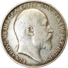 Coin, Great Britain, Edward VII, 6 Pence, 1905, EF(40-45), Silver, KM:799