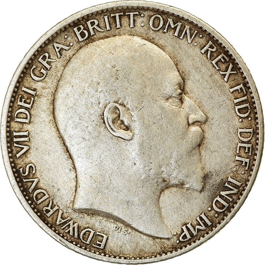 Coin, Great Britain, Edward VII, 6 Pence, 1906, EF(40-45), Silver, KM:799