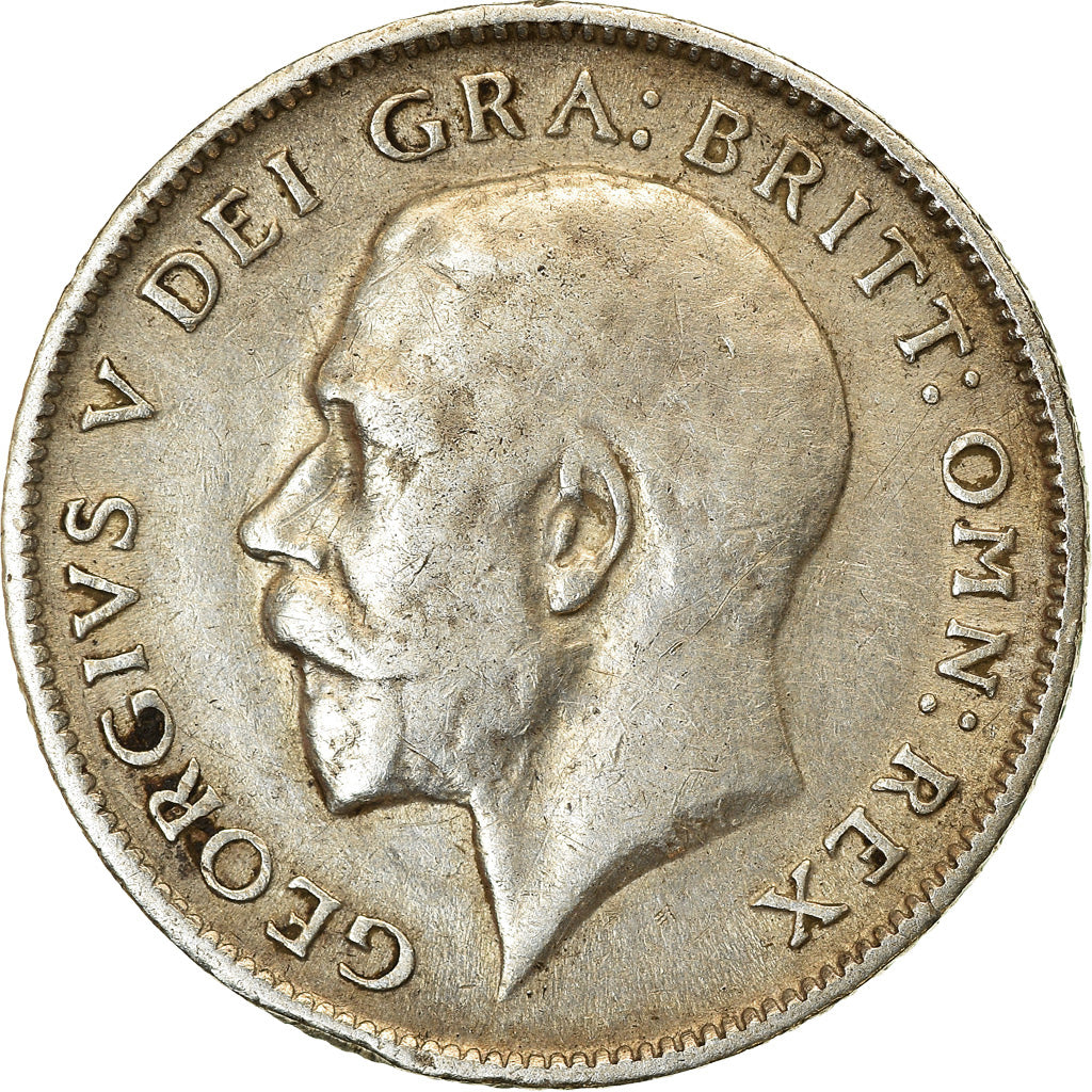 Coin, Great Britain, George V, 6 Pence, 1914, EF(40-45), Silver, KM:815