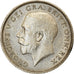 Moneda, Gran Bretaña, George V, 6 Pence, 1917, MBC+, Plata, KM:815