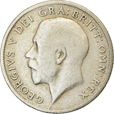 Coin, Great Britain, George V, 6 Pence, 1920, VF(20-25), Silver, KM:815