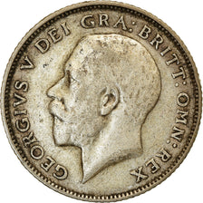 Moneta, Gran Bretagna, George V, 6 Pence, 1923, MB+, Argento, KM:815a.1
