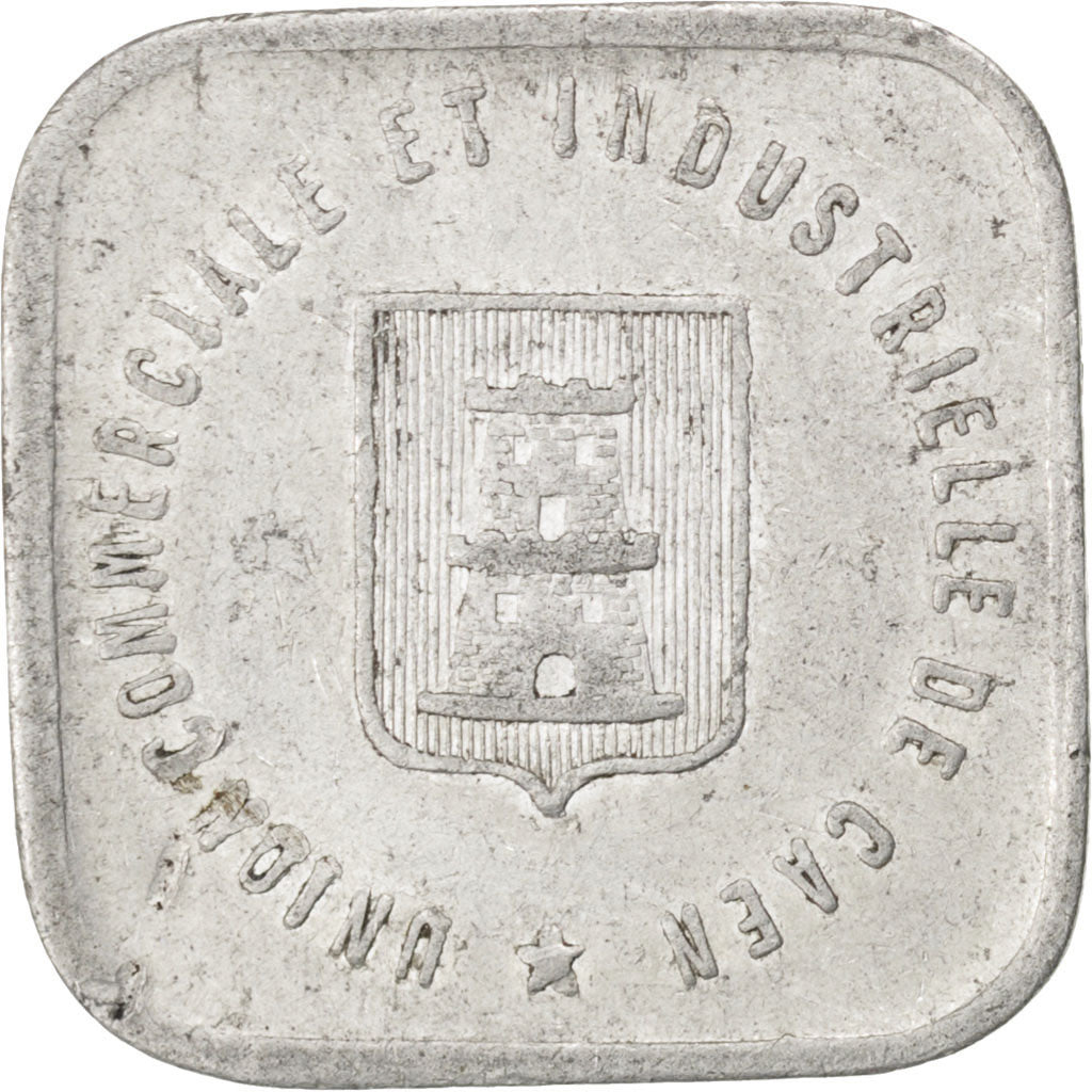 Caen, Union Commerciale et Industrielle, 25 Centimes 1921, Elie 10.3
