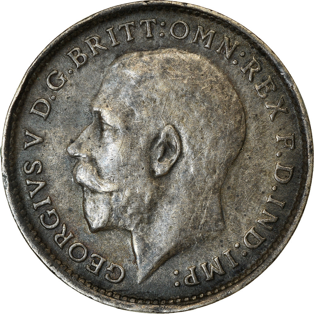 Coin, Great Britain, George V, 3 Pence, 1911, EF(40-45), Silver, KM:813