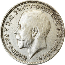 Coin, Great Britain, George V, 3 Pence, 1918, AU(50-53), Silver, KM:813