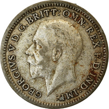 Coin, Great Britain, George V, 3 Pence, 1926, VF(30-35), Silver, KM:813a