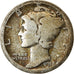 Moneta, Stati Uniti, Mercury Dime, Dime, 1918, U.S. Mint, Philadelphia, B+