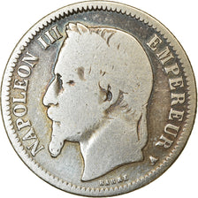 Coin, France, Napoleon III, Napoléon III, Franc, 1869, Paris, VF(20-25)