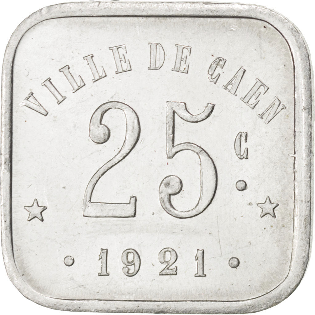 Coin, France, 25 Centimes, 1921, AU(55-58), Aluminium, Elie:10.3
