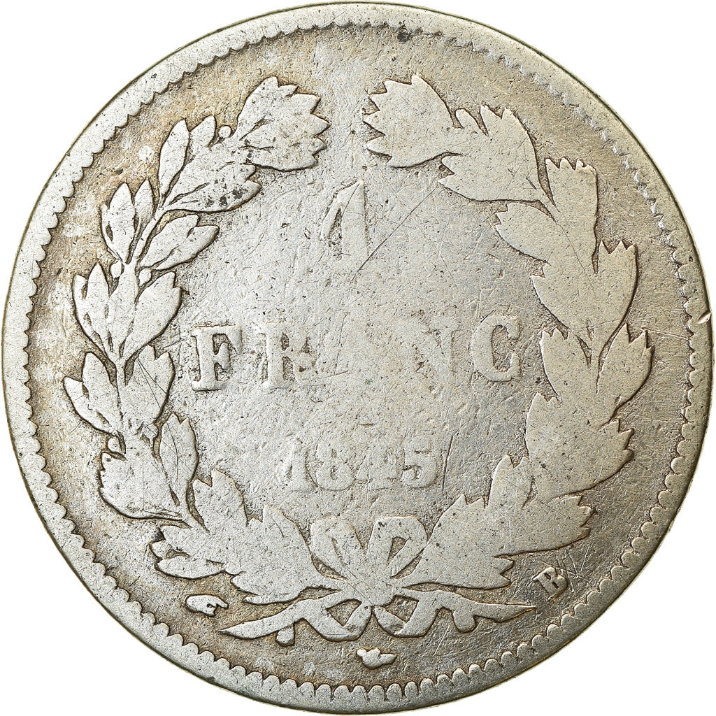 Coin, France, Louis-Philippe, Franc, 1841, Rouen, VF(20-25), Silver, KM:748.2