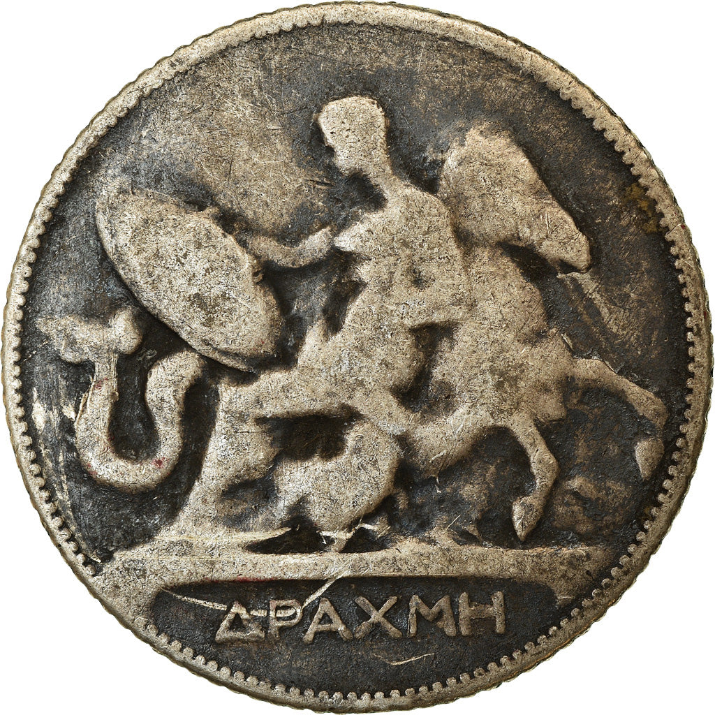 Coin, Greece, George I, Drachma, 1910, VF(20-25), Silver, KM:60