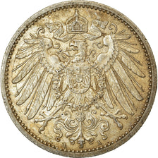 Coin, GERMANY - EMPIRE, Wilhelm II, Mark, 1915, Berlin, AU(50-53), Silver, KM:14