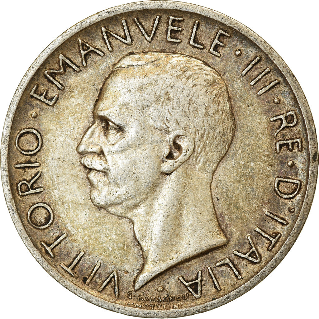 Münze, Italien, Vittorio Emanuele III, 5 Lire, 1927, Rome, SS, Silber, KM:67.1