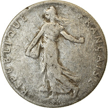 Moeda, França, Semeuse, 50 Centimes, 1905, Paris, VF(20-25), Prata, KM:854