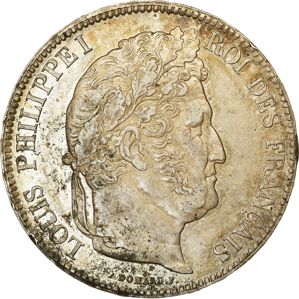 Moneda, Francia, Louis-Philippe, 5 Francs, 1833, Lille, EBC, Plata, KM:749.13
